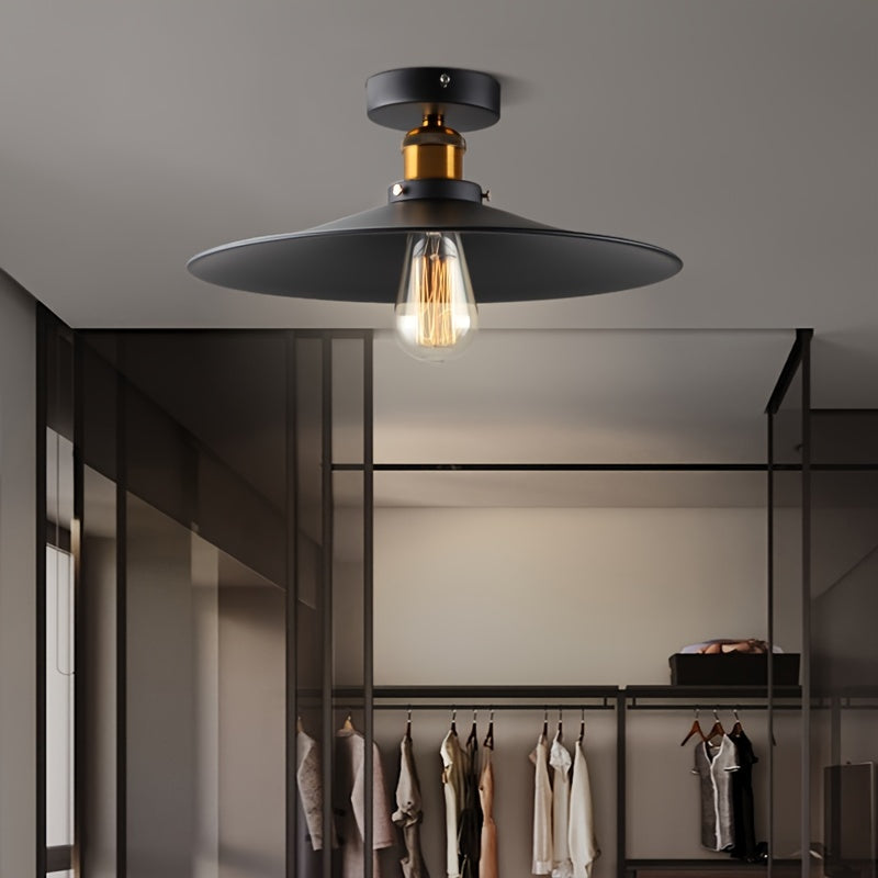 Retro industrial loft shift chirog'i, yotoqxona, restoran va yo'l dekoratsiyasi uchun ajratiladigan temir soyasi bilan. Energiya tejovchi metall uskunasi.