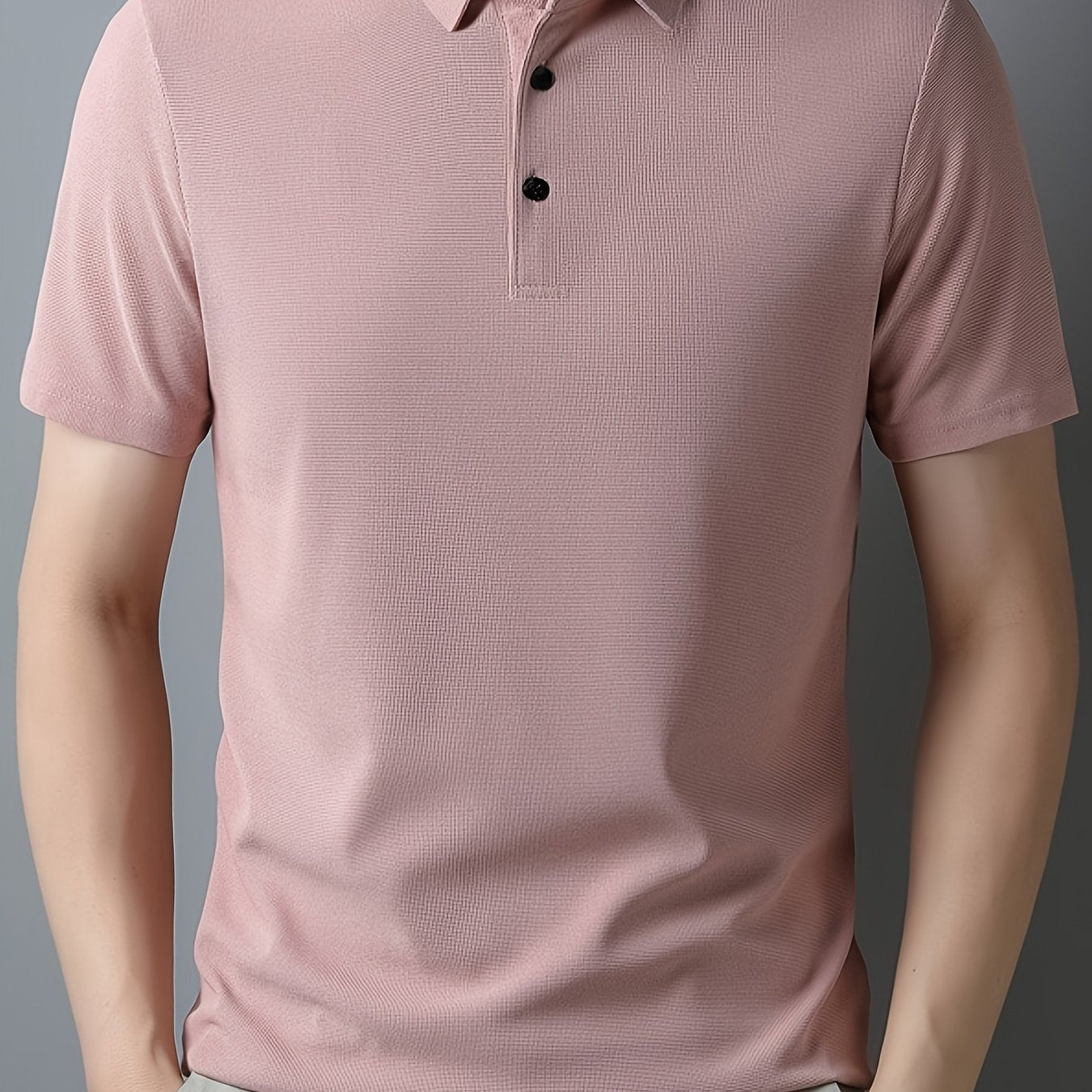 Yozgi golf va ochiq havoda faoliyatlar uchun erkaklar qisqa yengli Henley koftasi, tasodifiy va qulay sport ustki