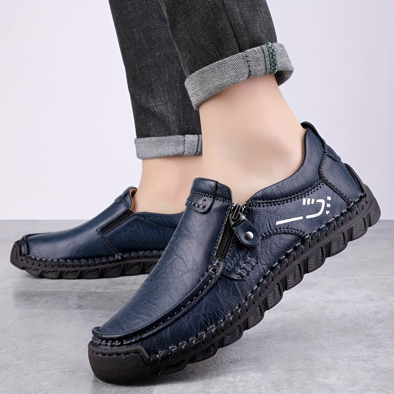 Men's Casual Loafers Non-Slip Rubber Sole Microfiber Synthetic Leather All-Season