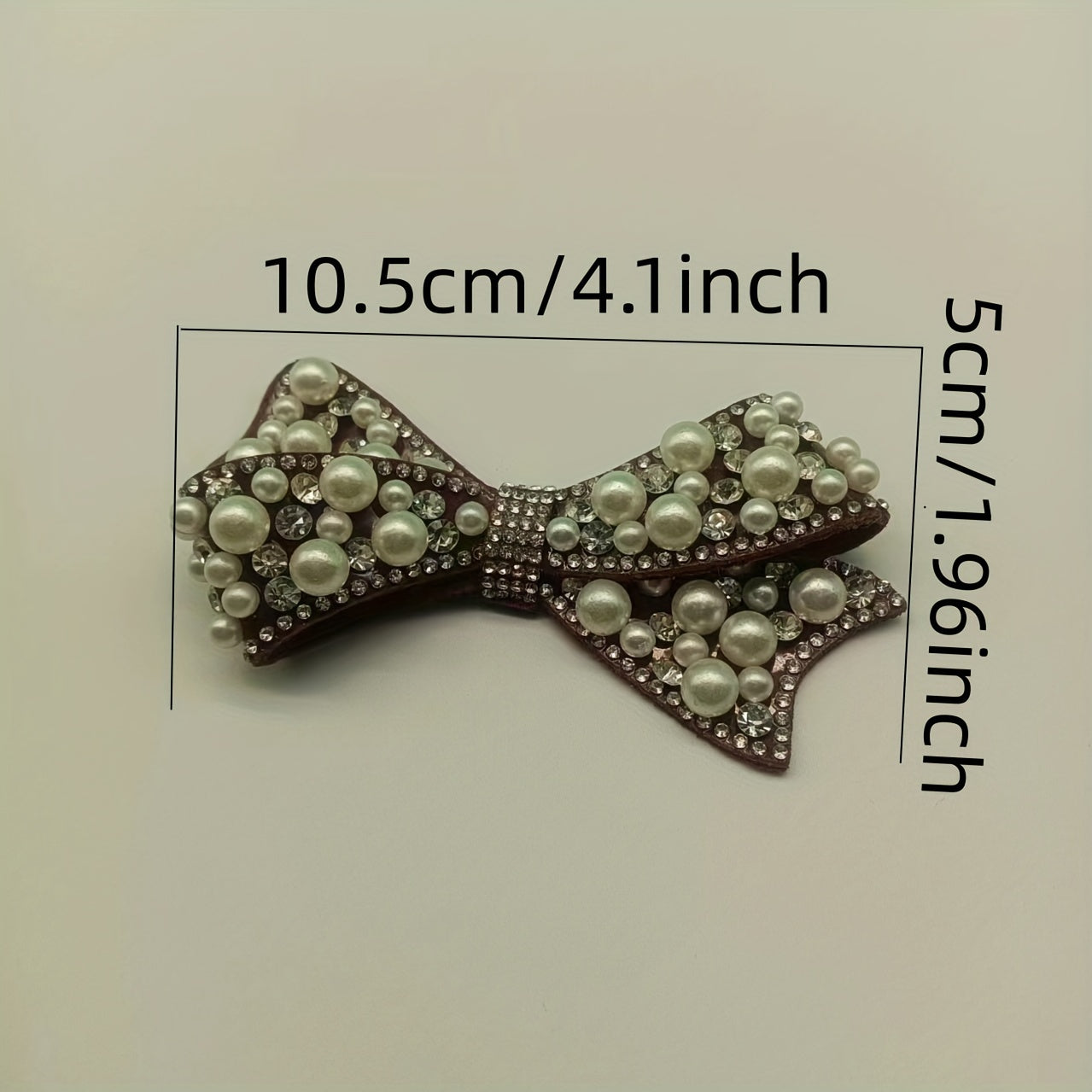 Women Rhinestone Bowknot Shoe Clips Detachable Decor