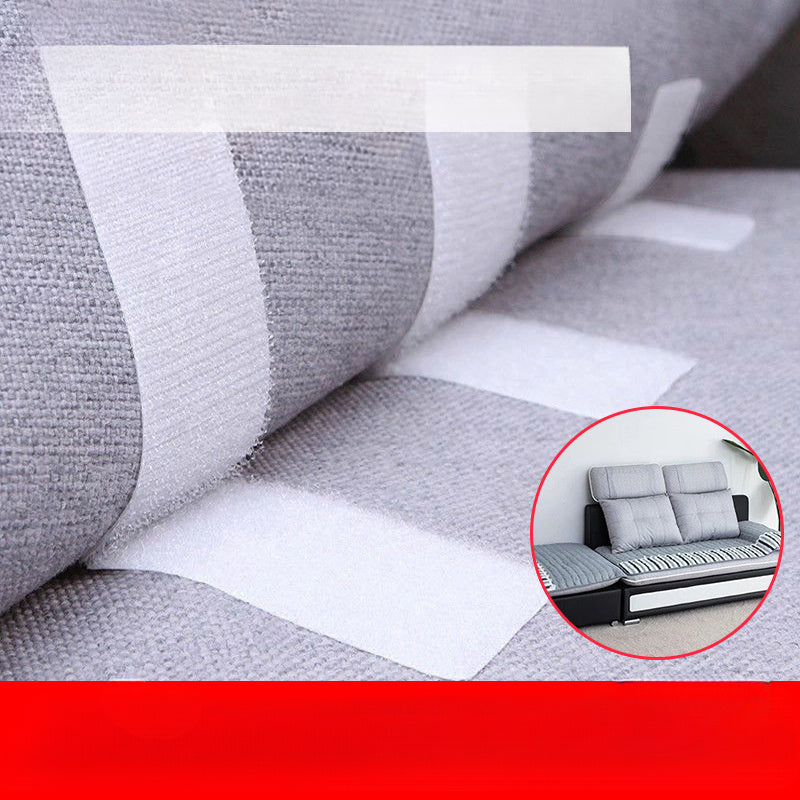 Self-Adhesive Sofa Cushion Strips Removable Double-Sided Tape Furniture Fasteners