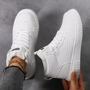 Women's Waterproof Low-Top Sneakers with PU Upper and EVA Sole for Casual Wear