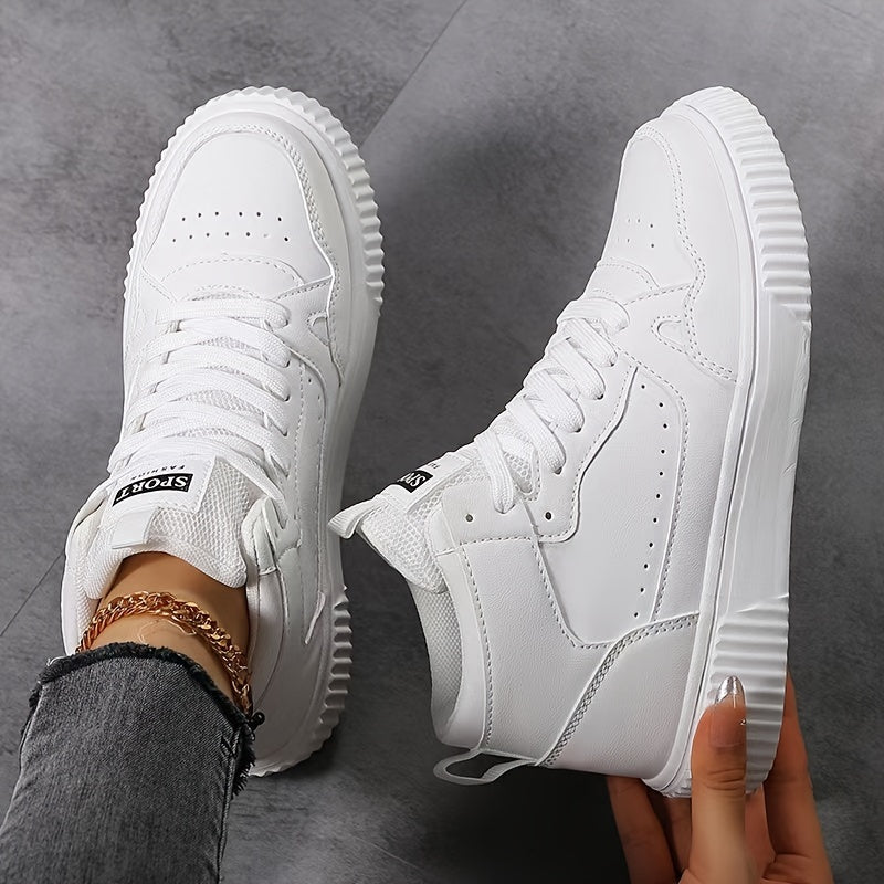 Women's Waterproof Low-Top Sneakers with PU Upper and EVA Sole for Casual Wear