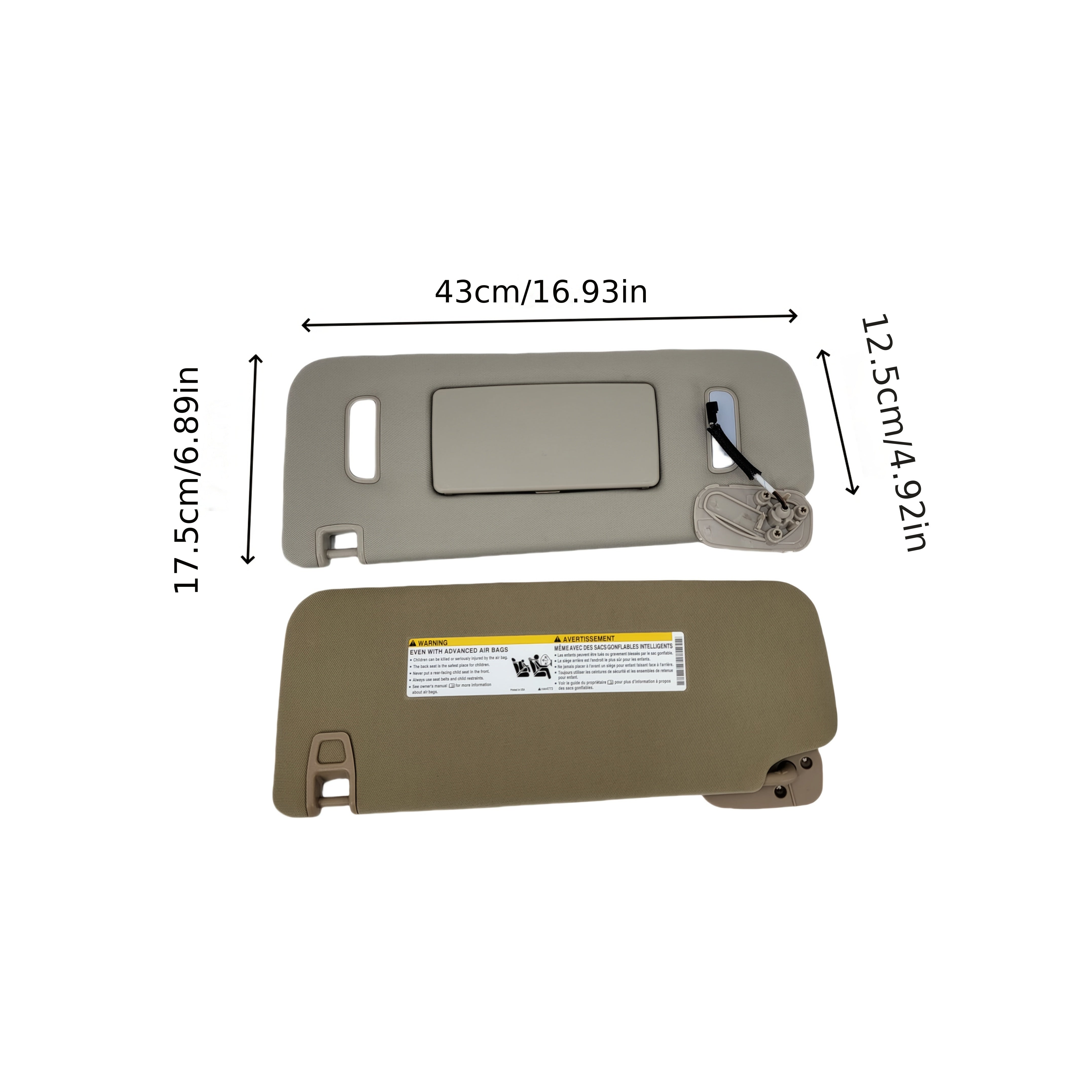 Universal Car Sun Visor Shade for SUV UV Protection Front Auto Sunshade