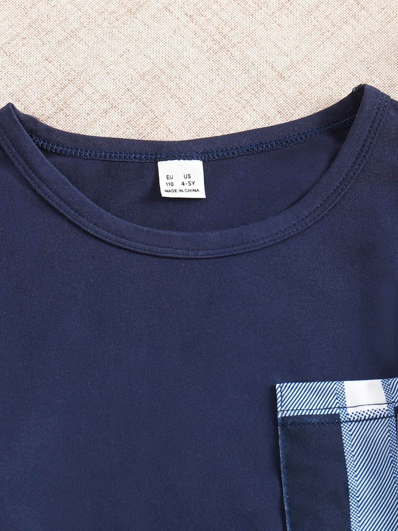 Boys' Cozy Plaid Pajama Set Long Sleeve Top and Pants for Spring Fall Kids 12 and Under