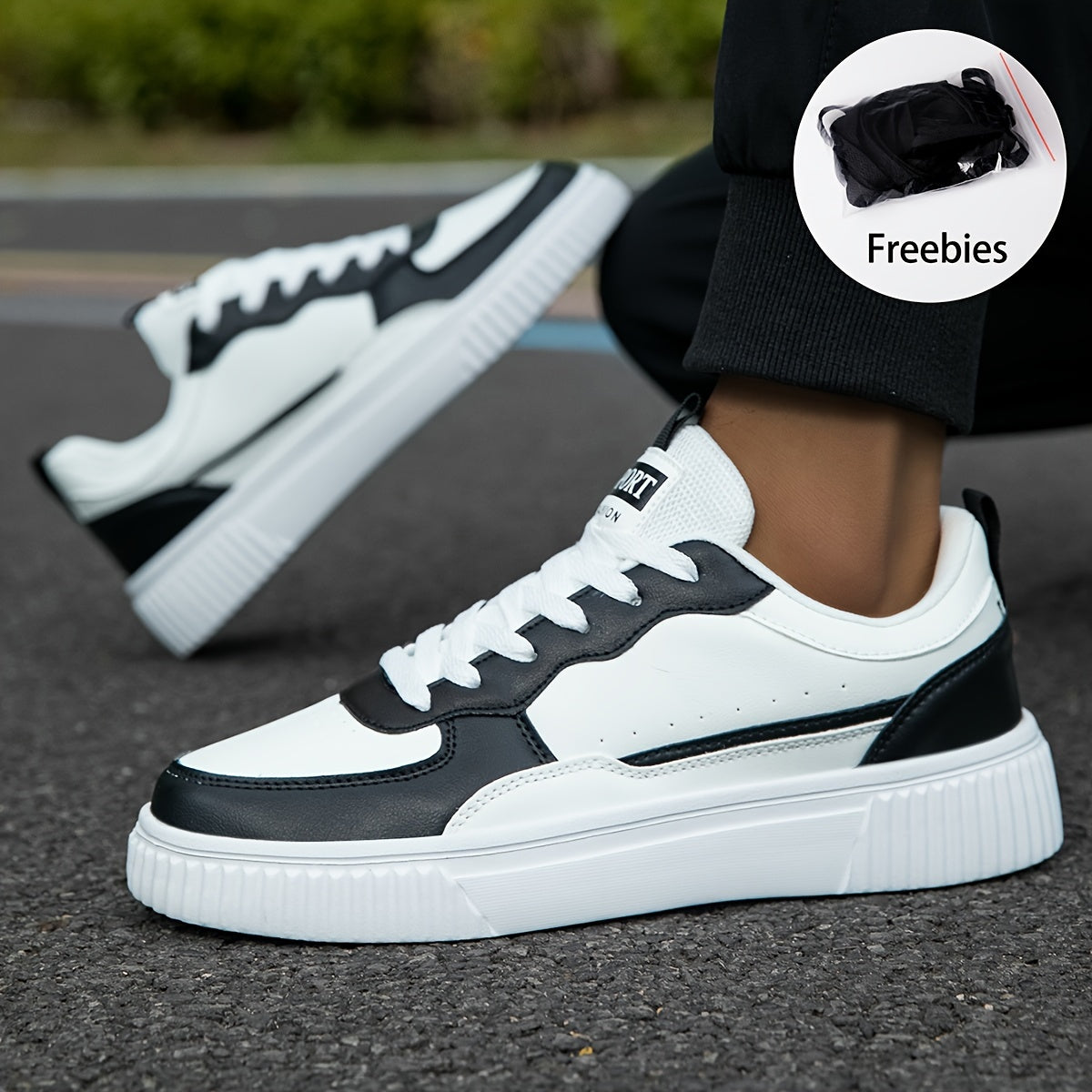 Erkaklar uchun yangi moda krossovkalari, vintage/ko'cha uslubida, barcha mavsumlar uchun nafas oladigan va qulay, shoelace bilan yopish.