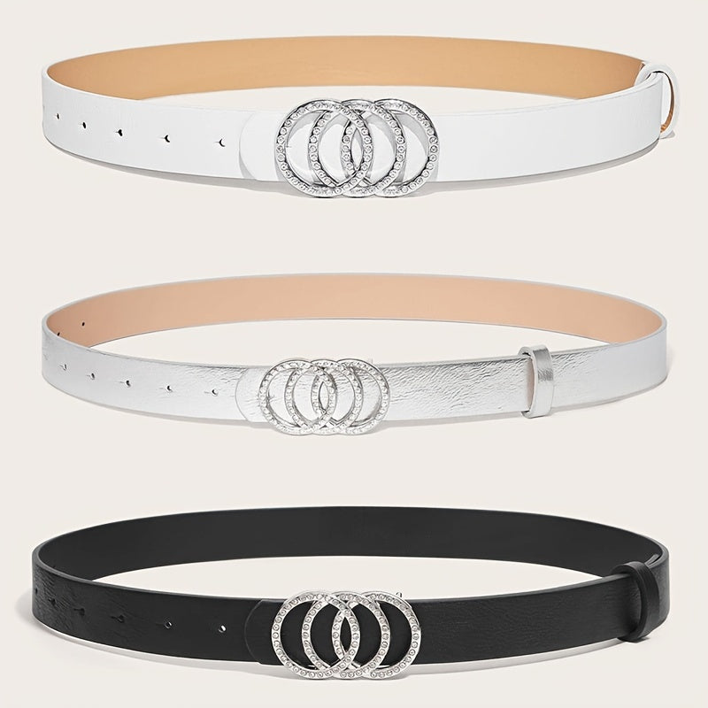 Женский пояс для фигур с изгибами, регулируемый кожаный модный аксессуар