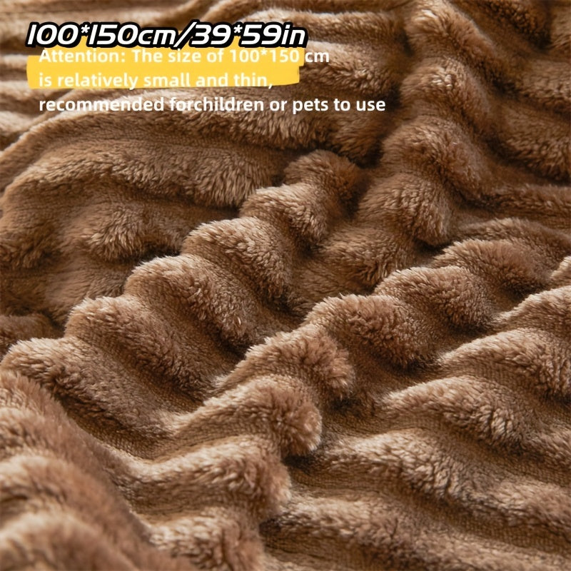 Manta de felpa ultra suave amarilla para sofá, cama y viaje, comodidad acogedora