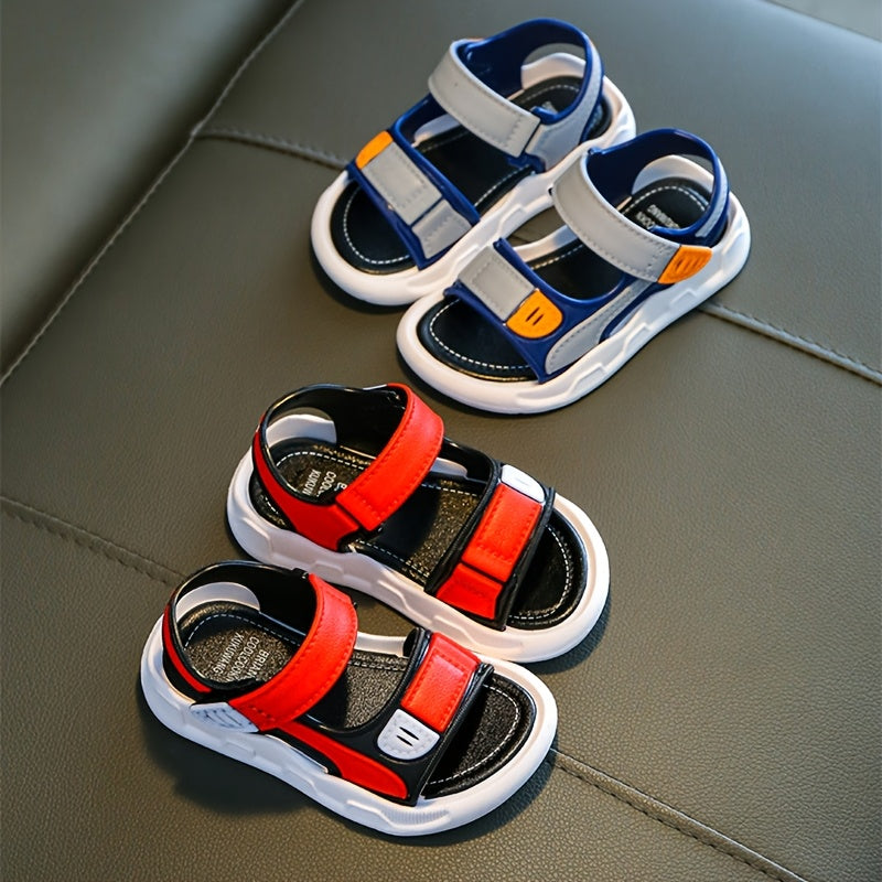 Boys' Summer Breathable PVC Sandals with Non-Slip Lightweight Casual Style