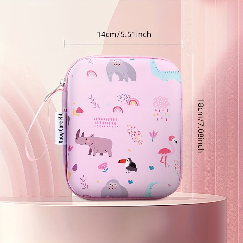 Kids' 14-Piece Grooming and Health Care Kit for Boys and Girls Pink or Blue