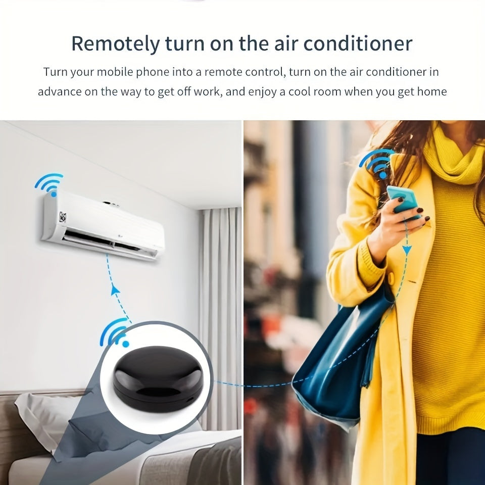 WiFi IR Universal Remote Control with Timer Voice Assistant Support for Smart Home Devices