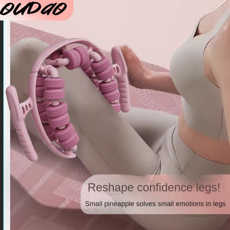 Yangi Ring 28 Polipropilen Massaj Klampi, olti o'qli suzuvchi nuqtali massajchi va ikki qatlamli massaj g'ildiragi bilan uyda foydalanish uchun, oyoq ingichkalashtirish, mushak og'rig'ini yengillashtirish va chuqur dam olish uchun.