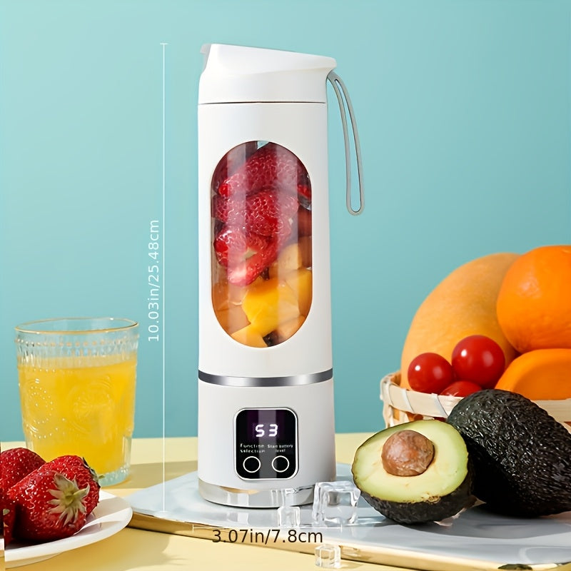 Portable Rechargeable Blender for Fruit and Milkshakes, 16oz Capacity