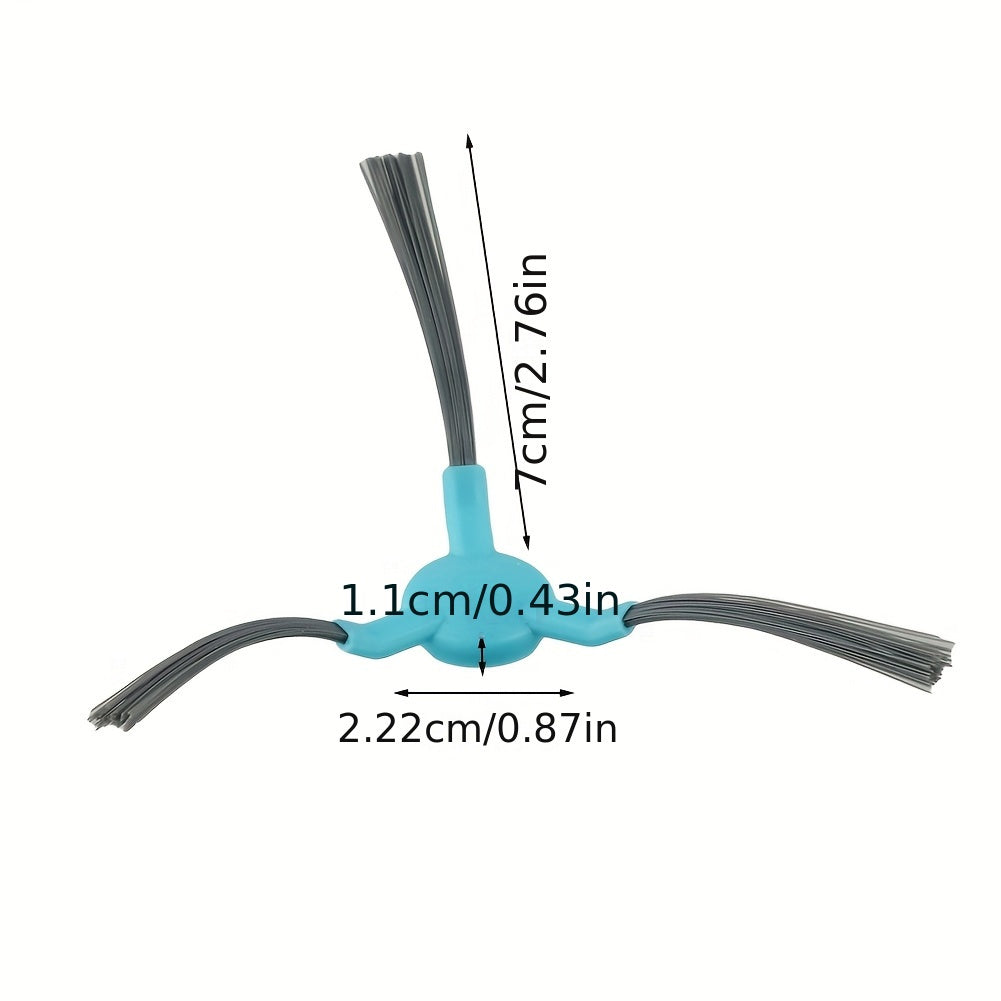 Set of 10 Side Brushes for Ultra Vacuum Floor Attachments Long-Lasting Plastic