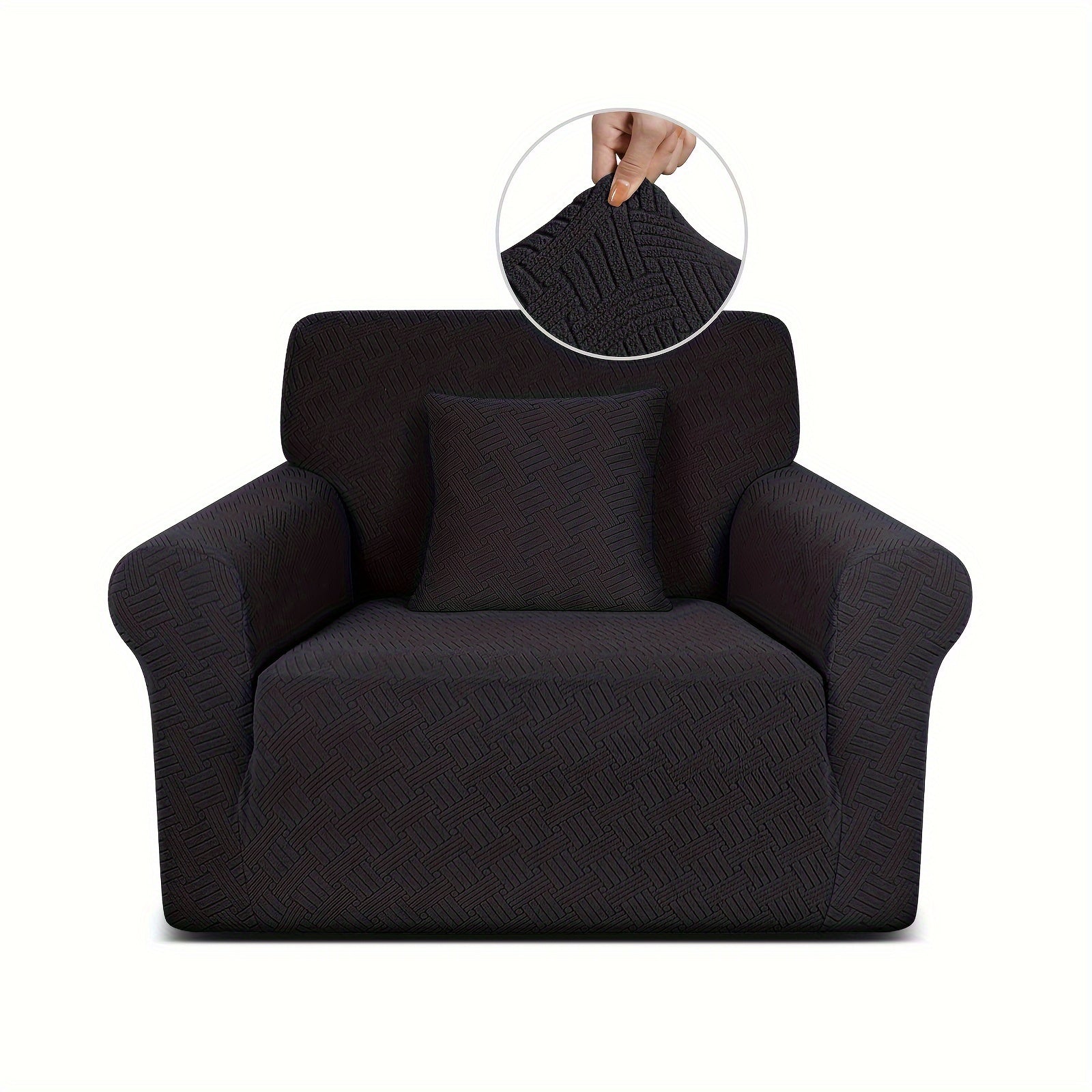 Thickened Jacquard Sofa Cover All-Elastic Bottom for 1-4 Seater Pet-Friendly