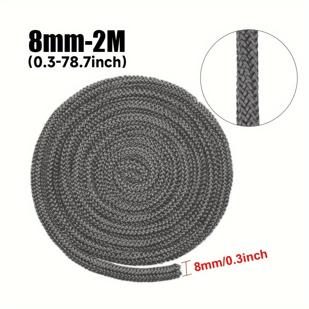 High-Temperature Fireproof Seal Rope Gasket for Stove Door 6/8/10/12mm 2M