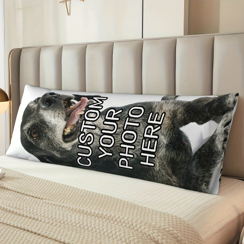 Custom Photo Body Pillowcase 50.8x137.16cm Double-Sided Plush Cover