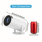 Mini Portable Projector Ultra HD Brightness 180° Rotatable WiFi Home Theater