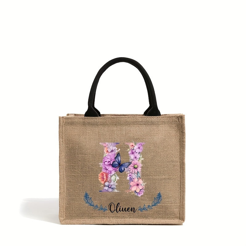 Personalized Bridesmaid Tote Bag for Weddings and Parties Lightweight Polyester Handbag