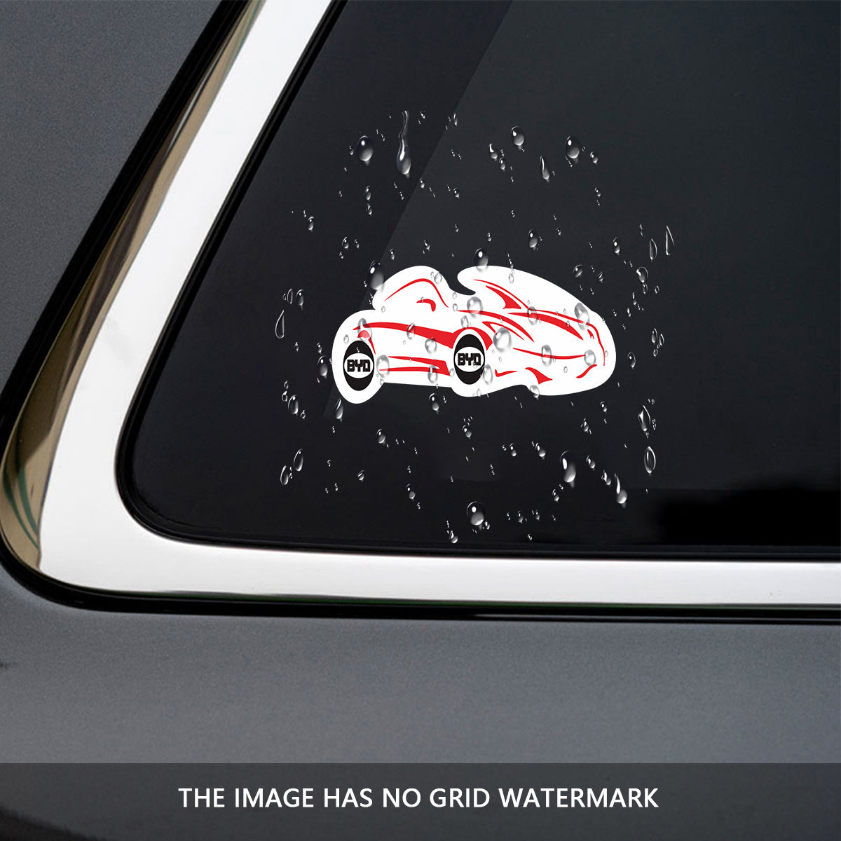 4PCS Pegatinas de vinilo para parachoques de coche, adhesivas autoadhesivas impermeables con acabado mate