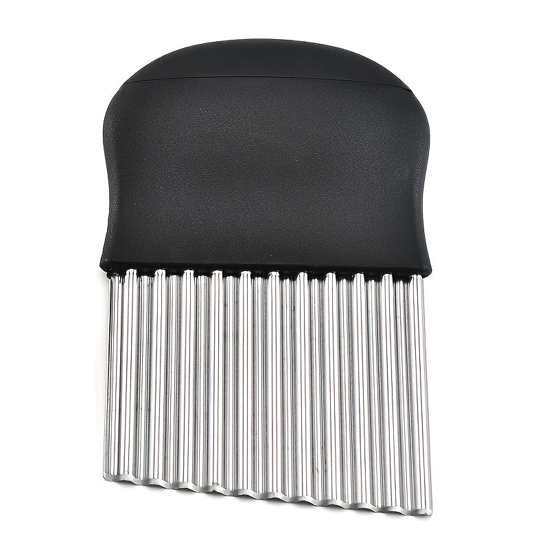 Stainless Steel Wavy Potato Cutter Vegetable Slicer Crinkle Cut Tool