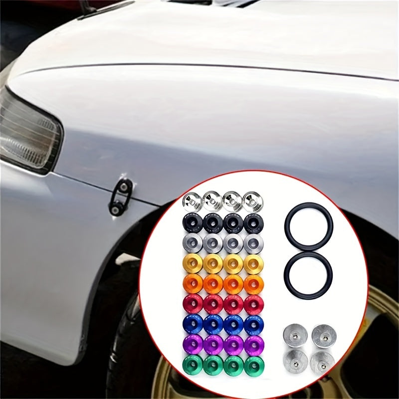Car Bumper Fastening Buckle Nuts and Screws Reinforced Surrounding Circles