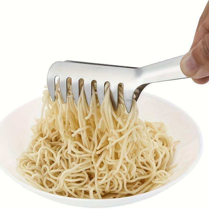 Stainless Steel Pasta Tongs Kitchen Utensils for Restaurant and Home Use