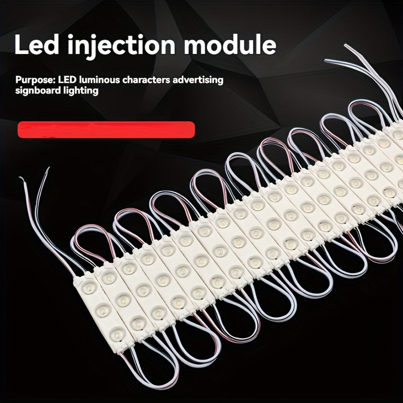 Kit de luz interior para furgoneta de 20 módulos, luz de techo blanca brillante, lámpara de domo para furgoneta, camión, coche