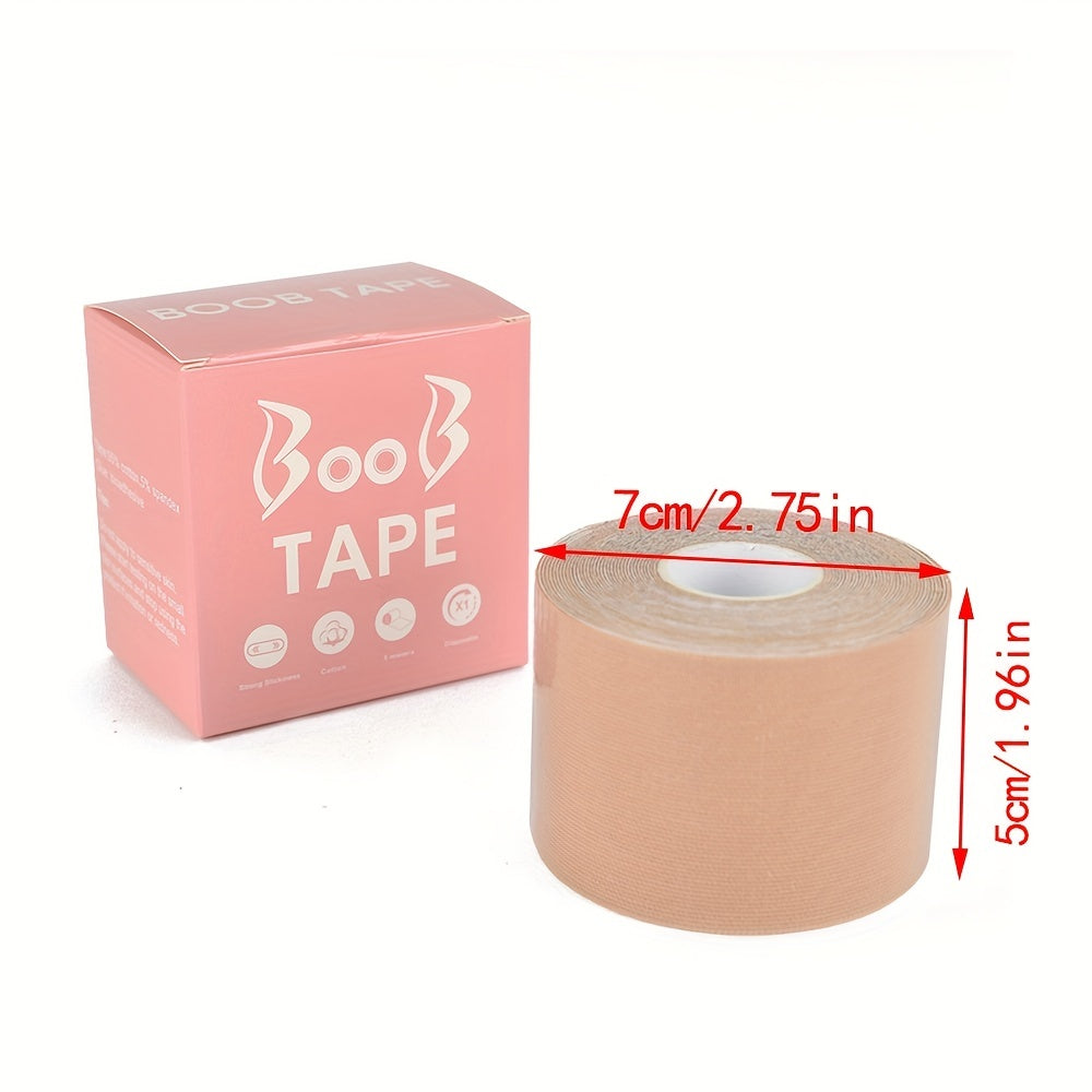 Breathable Adhesive Breast Support Tape for Strapless Dresses and Lingerie
