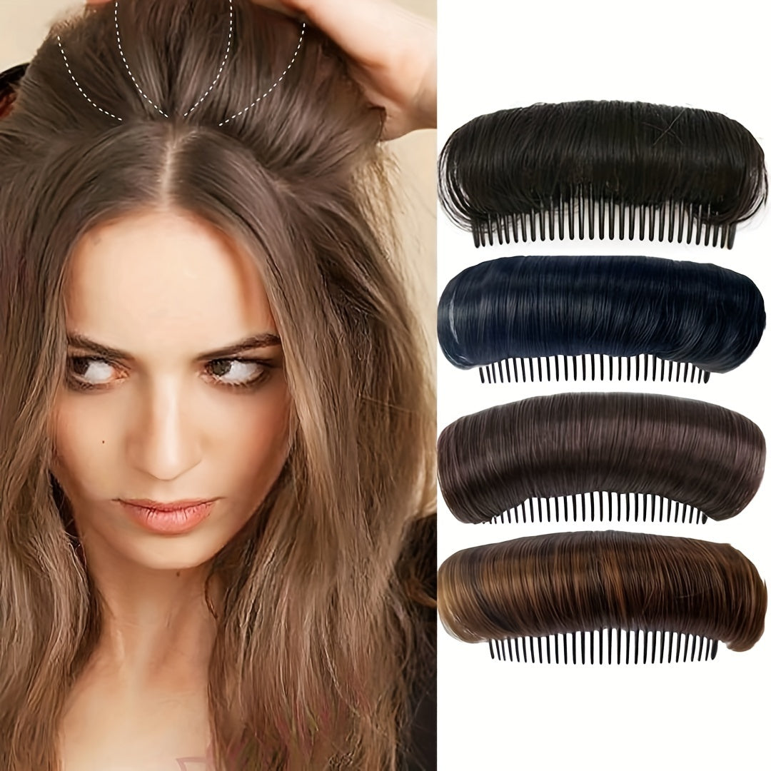 Women Hair Volumizing Tools for Updo Buns and Styling with Clip Accessory