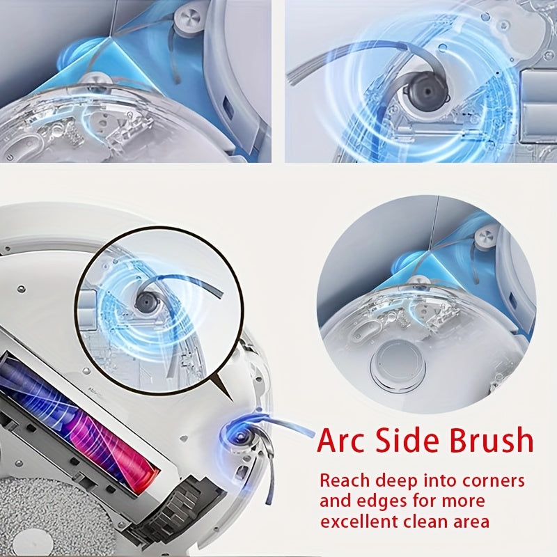 Robotic tozalash qurilmalari uchun 25 ta bo'lakli vakuum tozalash aksessuarlar to'plami, cho'tkalar, filtrlashlar, mop mato.