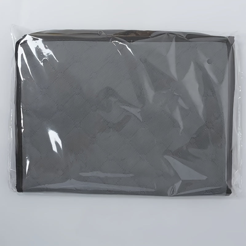 Organizador de armario portátil de gran capacidad con bolsa de almacenamiento de ropa con ventana transparente, bolsa de armario que ahorra espacio