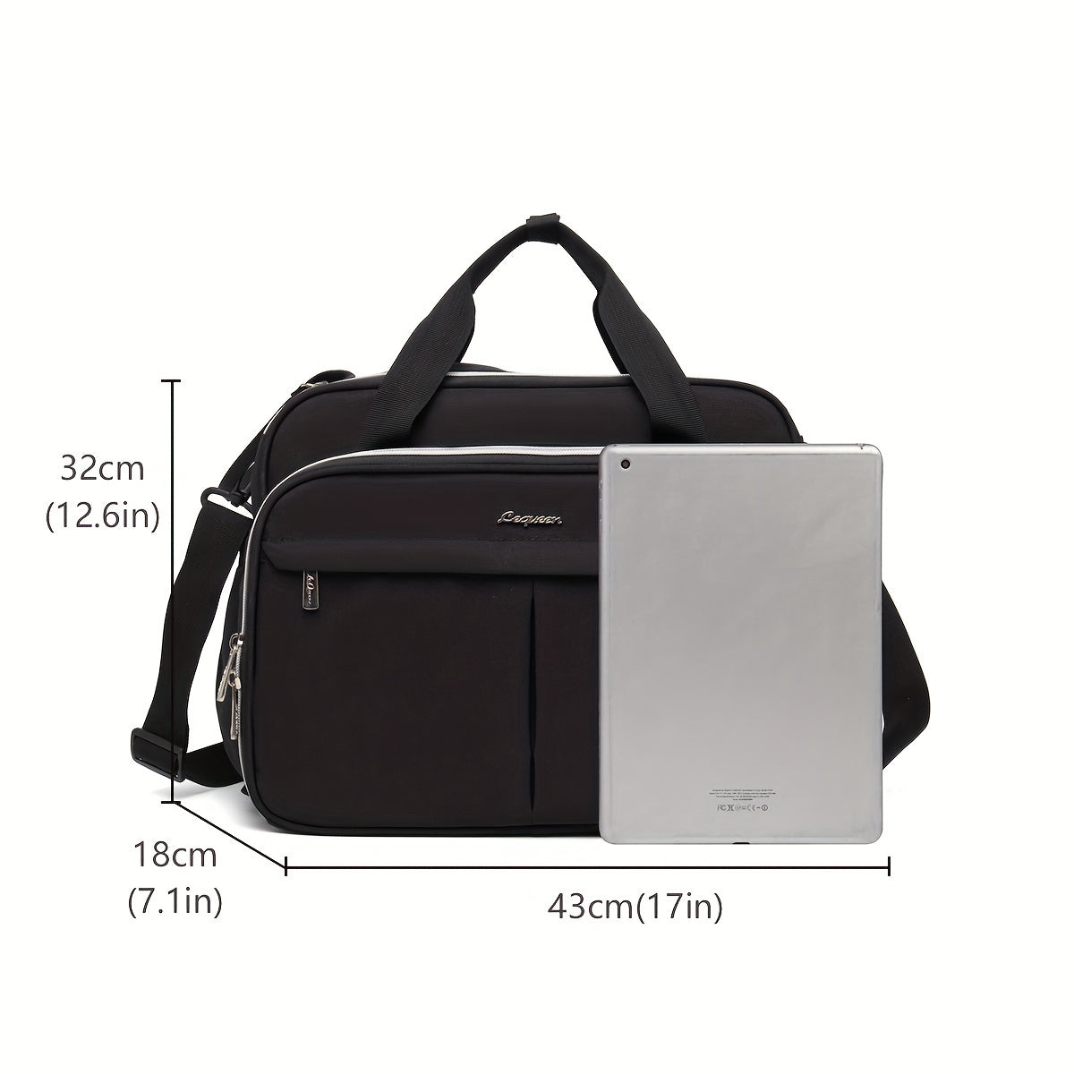 Waterproof Oxford Fabric Diaper Bag with Crossbody Strap for Travel and Storage