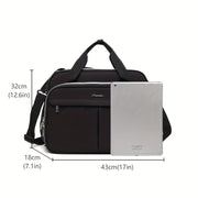 Waterproof Oxford Fabric Diaper Bag with Crossbody Strap for Travel and Storage