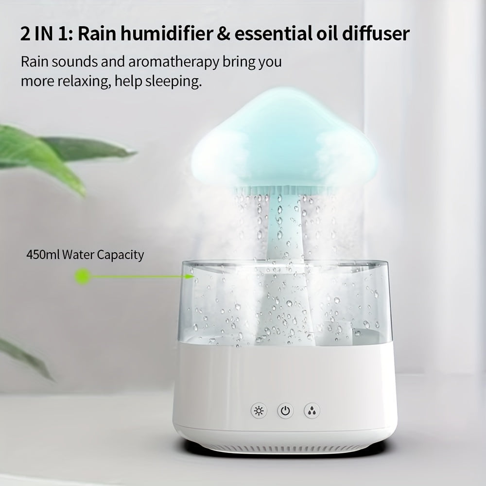 Humidifier for Bedroom with Multi-Color LED Night Light and Timer