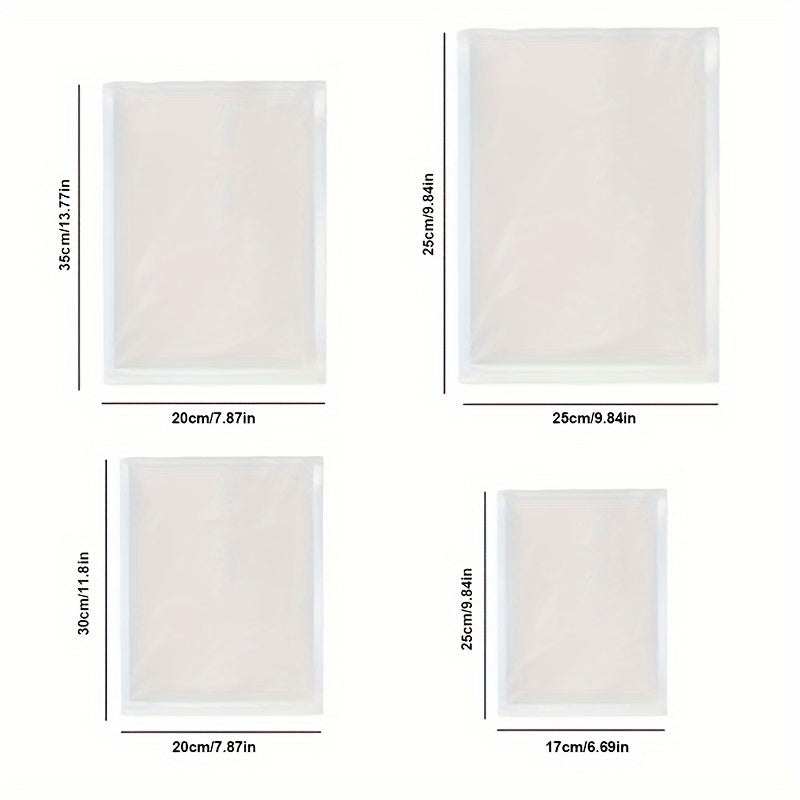 Партия из 50 пакетов для вакуумного запайки продуктов из ПЭ для вакуумных машин