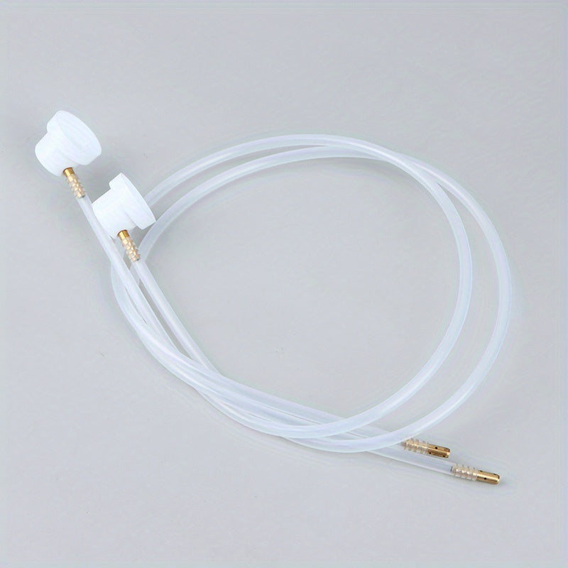 White Fluid Film Nozzle Extension Hoses for Aerosol Cans 60cm 23.62in PP Material Trigger
