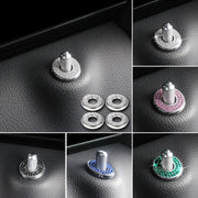 Ayollar uchun Shimmering Diamond Car Door Lock Pins Set 4pcs Mercedes uchun