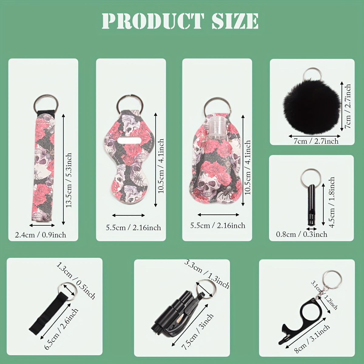 Men's Safety Protection Set with Gift Box, 8-Piece Protective Accessories