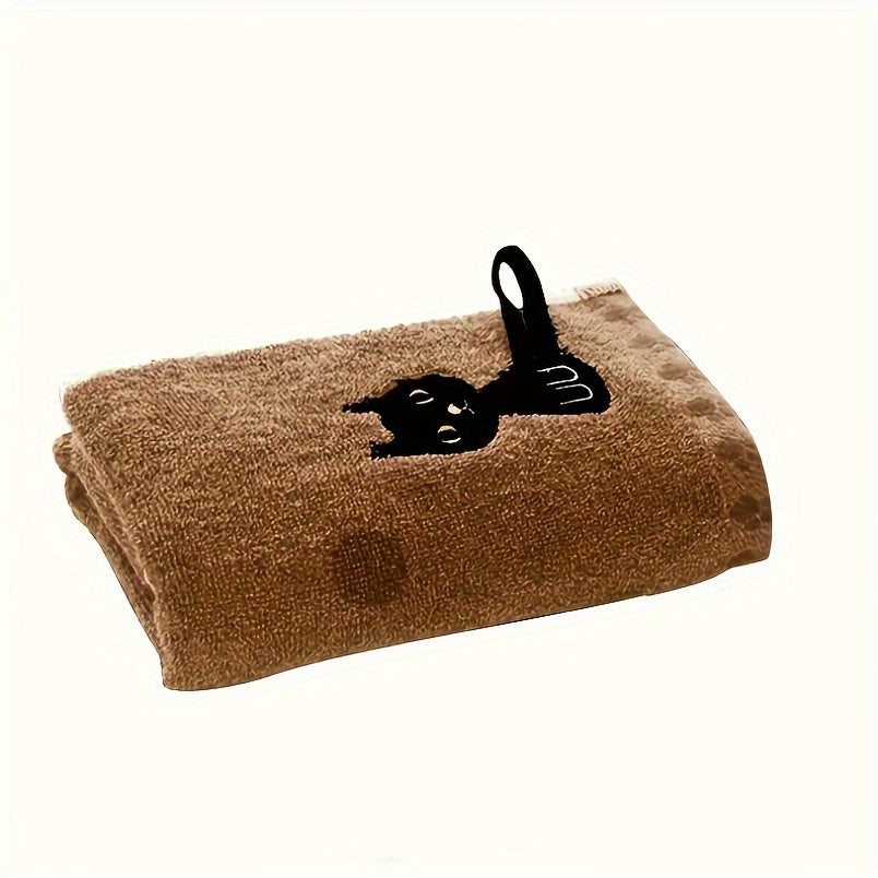 Yumshoq, so'ruvchan Cute Cat Pattern Velvet qo'l sochiq, osish halqasi bilan, oshxona, hammom yoki uy bezatish uchun mukammal. Qizil, ko'k yoki bej ranglarda mavjud. Yumshoq tuzilishi bilan ajoyib sovg'a g'oyasi.