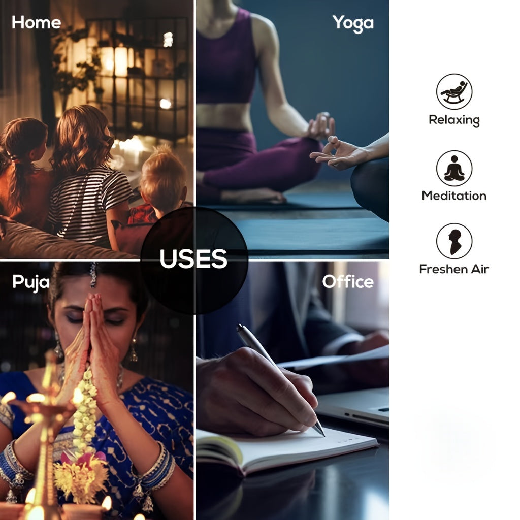 Incense Sticks Pack of 20 for Wealth Attraction Home Purification Meditation Yoga