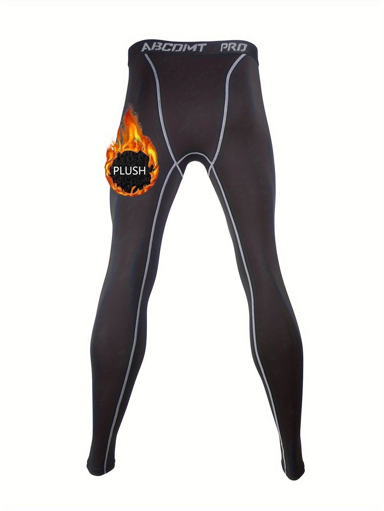 Men's Thermal Underwear Set 2-Piece Quick-Dry Compression Shirt and Breathable Base Pants for Outdoor Running Winter