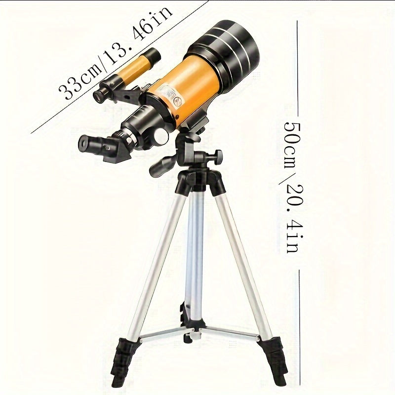 75x Zoom Professional Teleskop bilan Tripod va Smartfon Adapteri bilan Yulduzlarni kuzatish va Fotografiya uchun