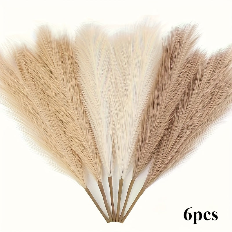 Artificial Reed Grass Decor Pack Fabric Material for Home Weddings Holidays