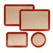 Набор из 4 антипригарных силиконовых ковриков для выпечки пищевого качества для печенья и выпечки