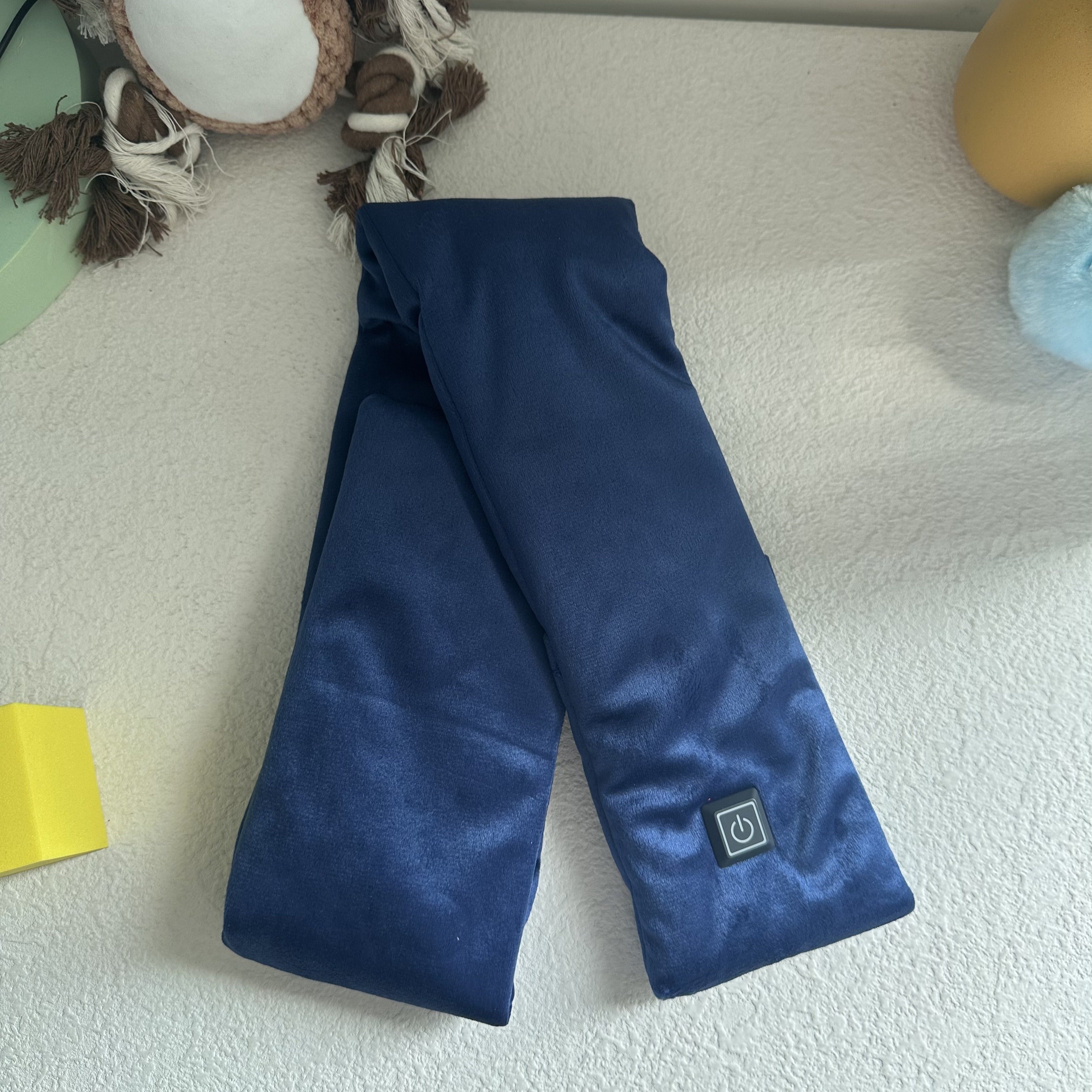 Bufanda calefactable USB unisex de poliéster, calentador de cuello de punto, ropa de invierno