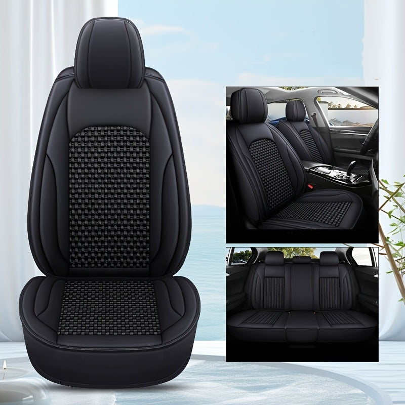Universal All-Season Car Seat Cover Breathable Fabric Full Coverage