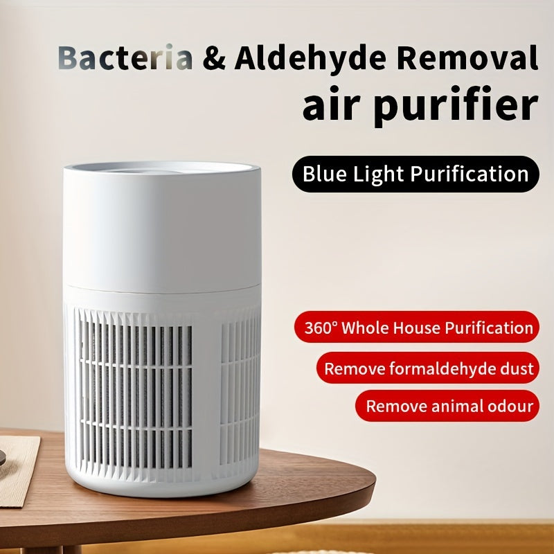 USB-Powered Air Purifier 360° Whole House HEPA Filter for Home Office