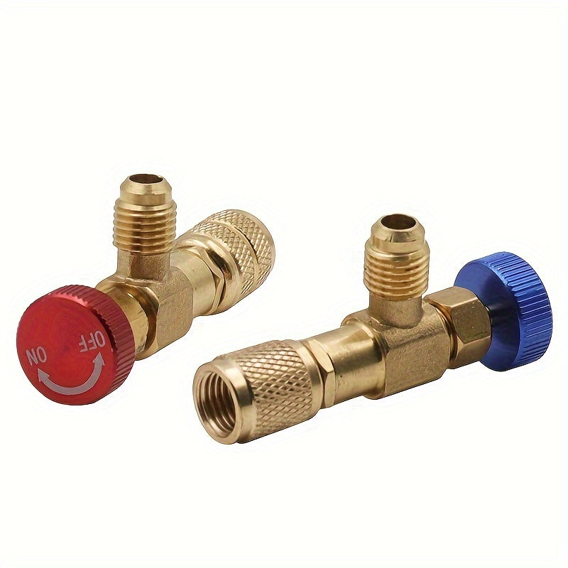 Refrigerant Safety Valve Adapter 1/4 Inch Liquid R410A R22 Air Conditioning
