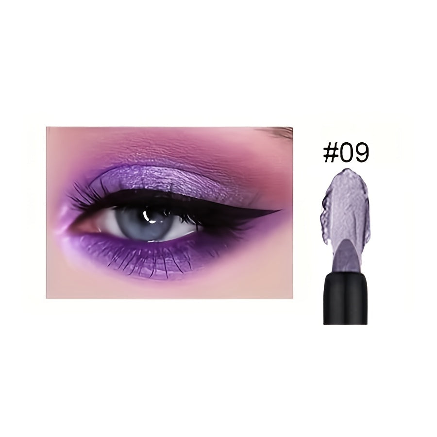 Set de lápices de ojos waterproof para mujer, 9-18 colores, de larga duración y brillo